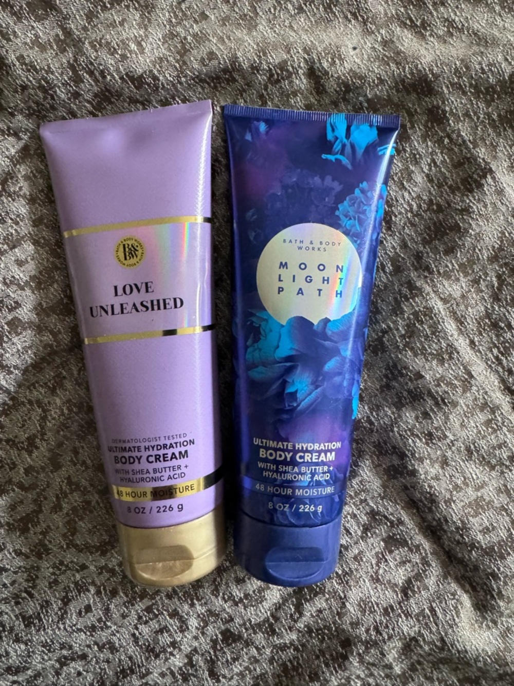 Lot 2 New With Tags Bath And Body Works Hydration Body Cream Love Unleashed Moon